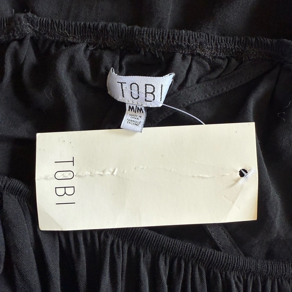 Tobi Puff Sleeve Off-the-Shoulder Dress – Size M – New with Tags - Picture 3 of 3